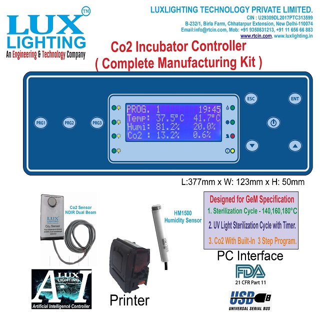 Co2 Incubator Controller Complete Kit-2021 Model